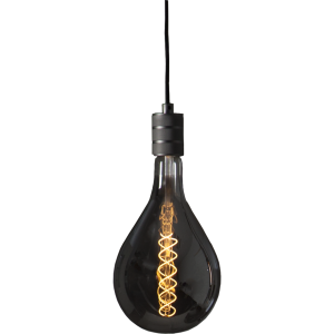 Oprawa loftowa metalowa z długim kablem w oplocie tekstylnym