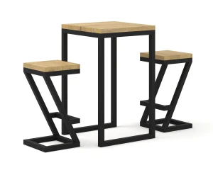 Stół i dwa hokery typu Z