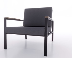 Komfortowy fotel na taras