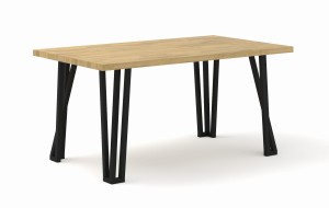 Stół z dębowym blatem Manfred