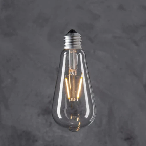 Żarówka dekoracyjna Edison ST 64 LED 2W – Transparent